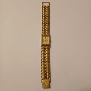 Vtg Elgin Diamond Elegant Gold Tone Quartz Bracelet Watch EM846 Japan Movt READ